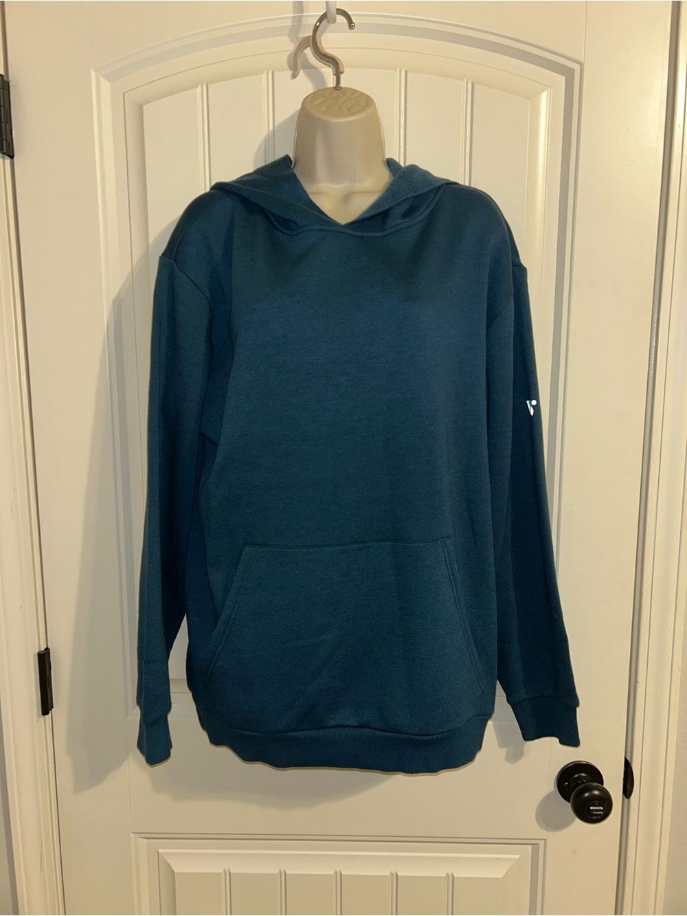 NWT Wear it to Heart Driver Relaxed Hoodie in Deep Lake Sz M
